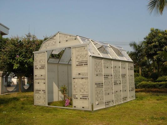 アルミ フレーム 10 mm 小さな趣味ポリカーボネート納屋温室
