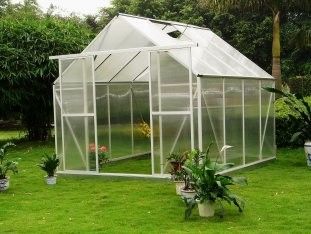 10mm の紫外線対壁の小さいポリカーボネートのプラスチック趣味の温室 8' X 10' RH0810