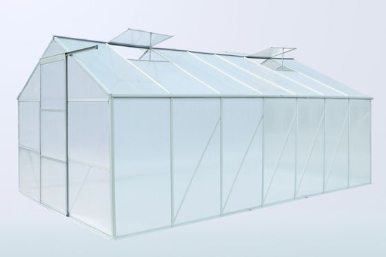 Tarım için OEM UV Translucent Orta PC Ev Bahçe Sera / Süs