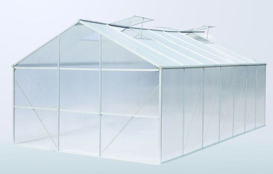 Tarım için OEM UV Translucent Orta PC Ev Bahçe Sera / Süs