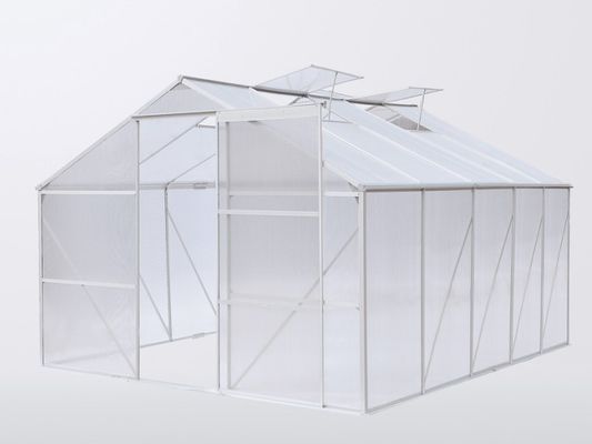 10 &#39;x 8&#39; 6mm UV Twin tường Polycarbonate kính Garden, Durable chủ nhà kính