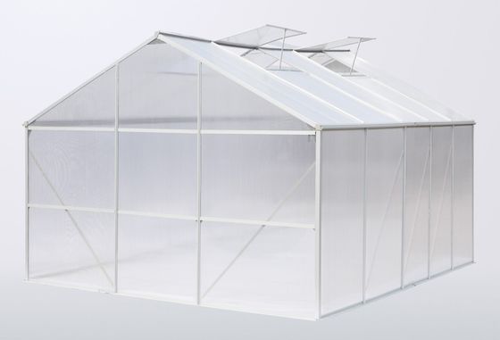 10 &#39;x 8&#39; 6mm UV Twin tường Polycarbonate kính Garden, Durable chủ nhà kính