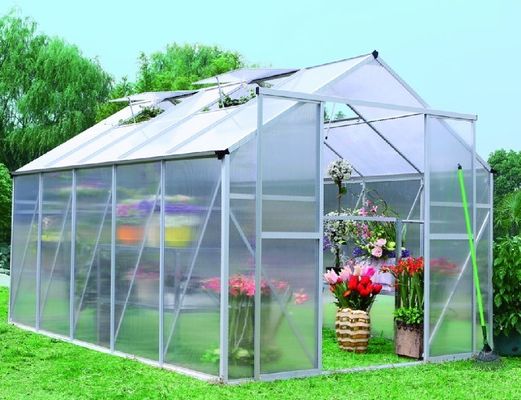 Kleine Hobby-Gewächshäuser DIY für Hydroponik-Tomate/Anlage, Grün/Brown/Silberweiß