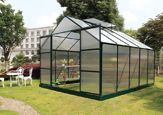 Kleine Hobby-Gewächshäuser DIY für Hydroponik-Tomate/Anlage, Grün/Brown/Silberweiß