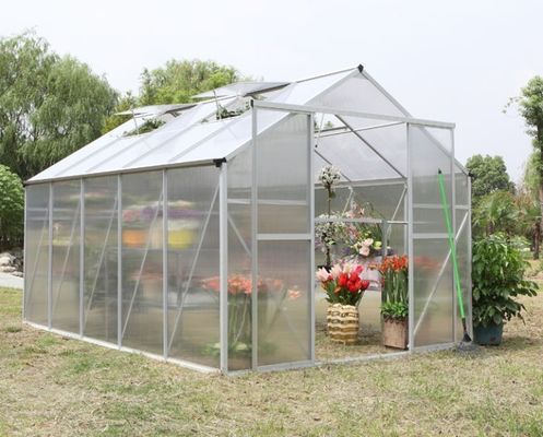 Kleine Hobby-Gewächshäuser DIY für Hydroponik-Tomate/Anlage, Grün/Brown/Silberweiß