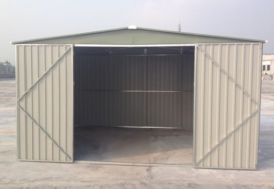 Prefab Modular เอเพ็กซ์เมทัลการ์เด้นหลั่ง 10x12 Ft สำหรับอุตสาหกรรม / พาณิชย์ต้นแบบ