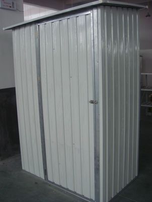Prototyp-mini eingeschlossene Metallgarten-Hallen-Pläne mit einzelner Pendeltür für einfachen Zugang