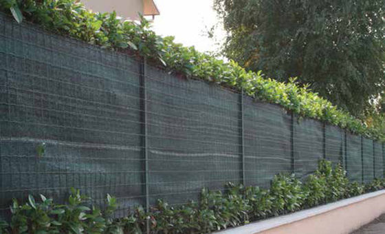 HDPE วัสดุ 280 กรัมสีเขียวเข้มรั้วสวนสุทธิ Shade หักกลบลบหนี้กับตาไก่