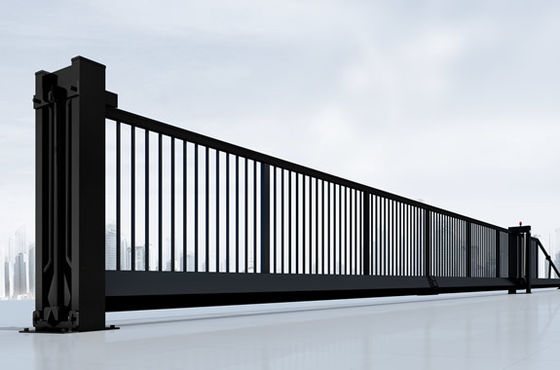 Porte d'entrée automatique sans fil galvanisée industrielle de portes de glissement de zinc