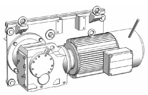Baumaterial/Einzelkäfig der Leute-Fördermaschinen-Zahnstangentrieb-Hebemaschinen-CH750 750kg