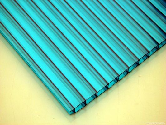 กันเสียงฉนวนความร้อนน้ำหนักเบาโพลีคาร์บอเนตแผ่นกลวง 4mm-30mm
