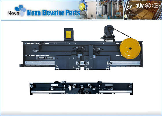 NV31-002 สแตนเลสประตูลิฟท์มอเตอร์และเครื่อง / ลิฟท์ประตู Landing อัตโนมัติ 600mm เพื่อ 2200mm