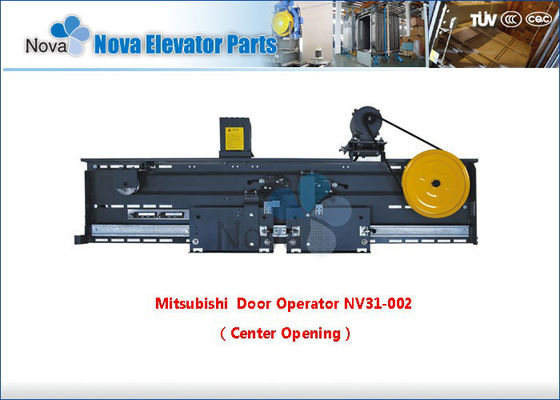 NV31-002 สแตนเลสประตูลิฟท์มอเตอร์และเครื่อง / ลิฟท์ประตู Landing อัตโนมัติ 600mm เพื่อ 2200mm