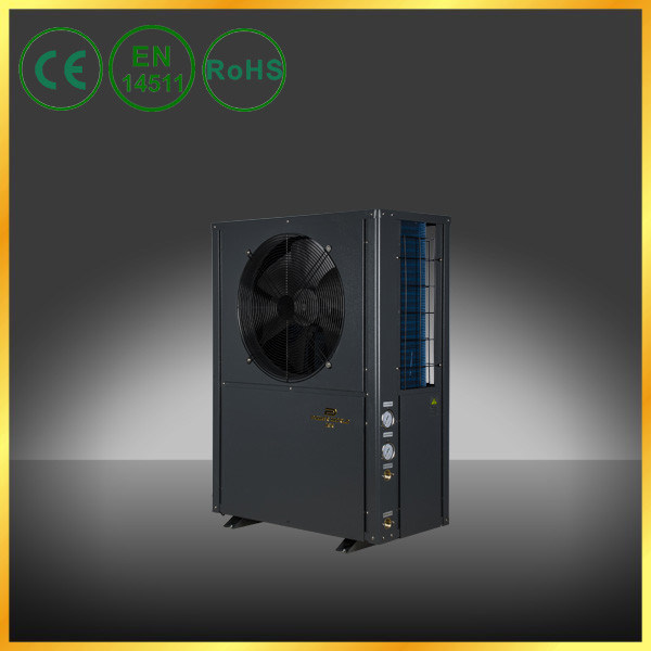 3.89 COP ظرفیت 10.5kw پوشاک منبع پمپ هوا و حرارت برای حیوانات آب داغ