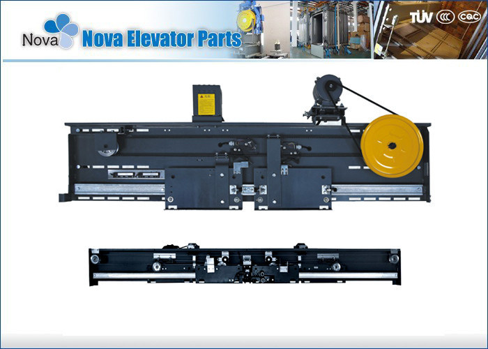 NV31-002 สแตนเลสประตูลิฟท์มอเตอร์และเครื่อง / ลิฟท์ประตู Landing อัตโนมัติ 600mm เพื่อ 2200mm